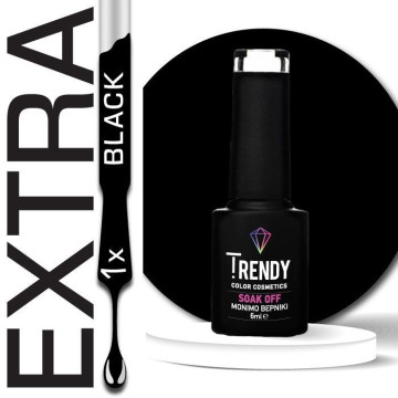 Trendy No37 Extra black - 6ml - Ημιμόνιμο βερνίκι νυχιών