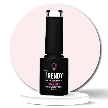 Trendy No57 Milky Rose - 6ml - Ημιμόνιμο βερνίκι νυχιών