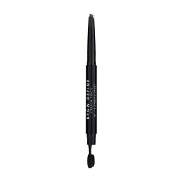 MUA BROW DEFINE EYEBROW PENCIL - WITH BLENDING BRUSH - DARK BROWN