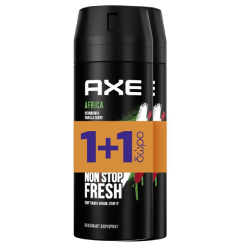 Axe Africa Αποσμητικό 48h σε Spray 2x150ml