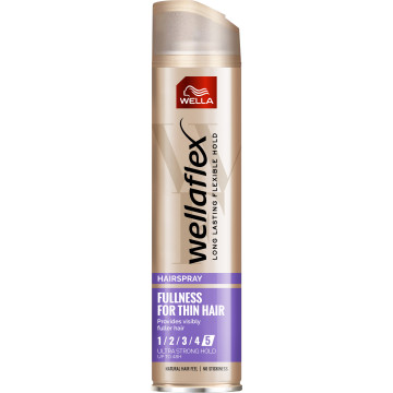 Wella Wellaflex Fullness Thin Hair 05 Ultra Strong Hold 250ml