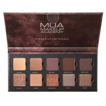 MUA 10 SHADE EYESHADOW PALETTE - VELVET NUDES - ΠΑΛΕΤΑ ΣΚΙΩΝ