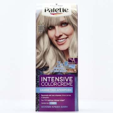 Palette Schwarzkopf μόνιμη κρέμα βαφή 50ml  - 9.51 Ξανθό πολύ ανοιχτό πλατινέ σαντρέ