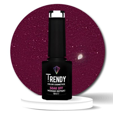 Trendy No128 Glass of glitter - 6ml - Ημιμόνιμο βερνίκι νυχιών