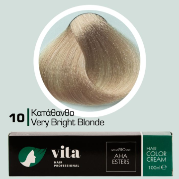 Vita hair professional βαφή μαλλιών - 10 Κατάξανθο 100ml