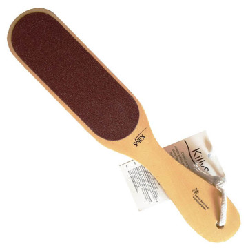 Ράσπα Πεντικιούρ Ξύλινη KillyS - Μεγάλη, Δύο Όψεων - Ανθεκτική στο Νερό