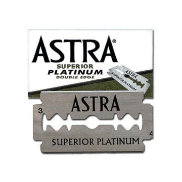 Ανταλλακτικά Ξυραφάκια Astra Superior Platinum x5 - Διπλής Όψης - Χρώμιο