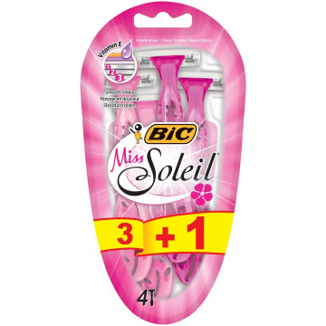 BIC Miss Soleil Ξυραφάκια Γυναικεία 3+1 - 4 Τεμάχια