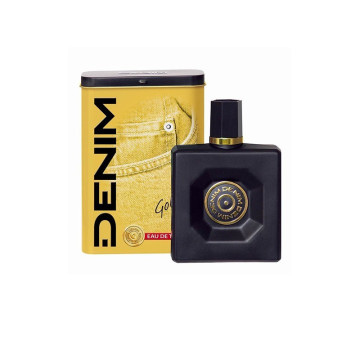 DENIM Gold Eau de Toilette 100ml - σε Μεταλλικό Κουτί