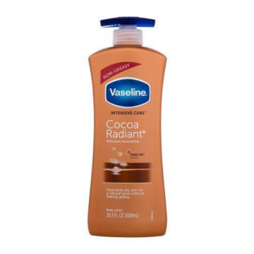 Vaseline Intensive Care Cocoa Radiant Body Lotion 600ml – Ενυδατική Κρέμα Σώματος με Βούτυρο Κακάο & Vaseline Jelly