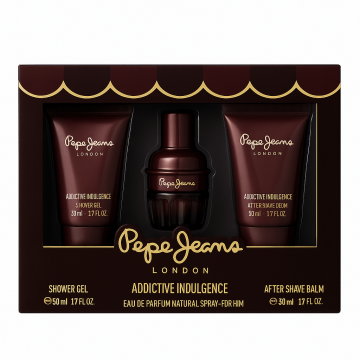 Pepe Jeans Addictive Indulgence For Him Gift Set eau de parfum 30ml + shower gel 50ml + after shave balm 50ml
