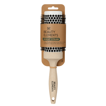 Beauty Elements Bio Brush Wheat Straw Ceramic & Ion 44mm – Οικολογική Στρογγυλή Βούρτσα Μαλλιών