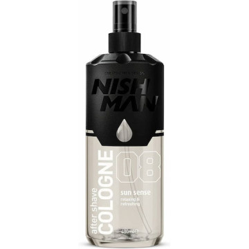 NISHMAN After Shave Cologne No. 08 Sun Sense 400ml – Κολώνια για Μετά το Ξύρισμα με Άρωμα Φρεσκάδας