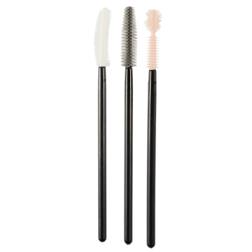 Cosmetic Club Silicone Lash Brush X3 – Σετ Βουρτσάκια Σιλικόνης για Βλεφαρίδες & Φρύδια 3τμχ