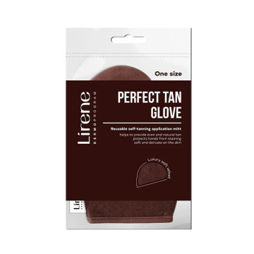 Lirene Perfect Tan Glove – Επαναχρησιμοποιούμενο Βελούδινο Γάντι Εφαρμογής Self-Tan