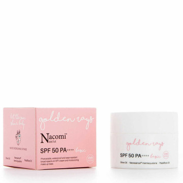 Nacomi Moisturizing Basic Ενυδατική Κρέμα Προσώπου Ημέρας SPF50 με Υαλουρονικό Οξύ & Κολλαγόνο 50ml