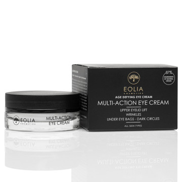 Eolia Cosmetics Multi Action Κρέμα Ματιών 15ml – Ενισχυμένη Κρέμα για Μαύρους Κύκλους, Σακούλες & Ανόρθωση Βλεφάρου