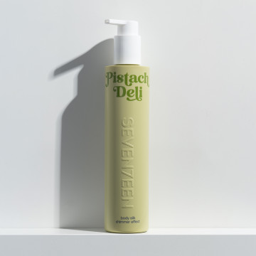 Seventeen Pistach Deli Body Silk – Ενυδατικό Γαλάκτωμα Σώματος με Shimmer Εφέ Λάμψης & Άρωμα Φιστίκι