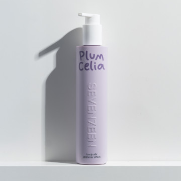 Seventeen Plum Celia Body Silk 250ml – Ενυδατικό Γαλάκτωμα Σώματος για Λάμψη με Άρωμα Δαμάσκηνο, Τριαντάφυλλο & Βανίλια