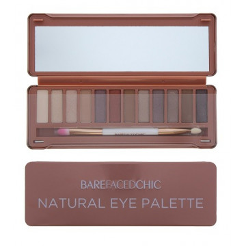 Σετ σκιών Barefaced chic eyeshadow palette natural