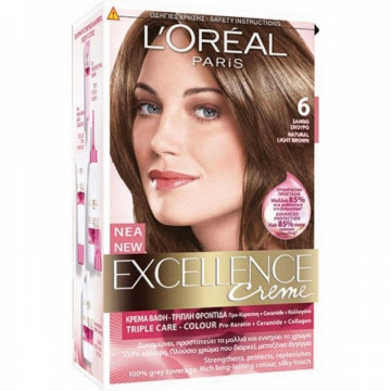 Excellence Loreal Creme N6 Ξανθό σκούρο 48ml 