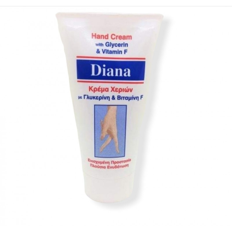 Κρέμα χεριών Diana με γλυκερίνη & βιταμίνη F 150ml
