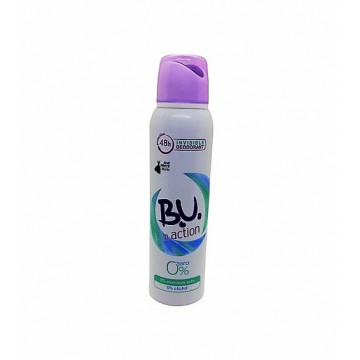 BU DEODORANT BODY SPRAY in action