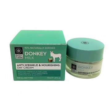 Body farm donkey milk anti wrinkle & nourishing day cream 50ml