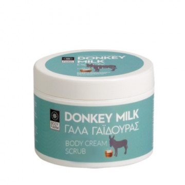 Body farm donkey milk body cream scrub 200ml