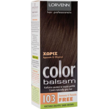Color Balsam Lorvenn 103 Καστανό σκούρο