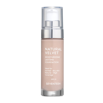 Seventeen natural velvet longlasting matte foundation N03 - Light beige