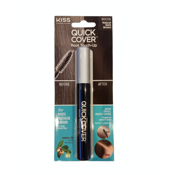 Kiss quick cover root touch up μάσκαρα μαλλιών - Καστανό σκούρο