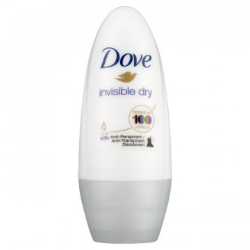 DOVE INVISIBLE DRY ROLL ON DEODORANT 50ML