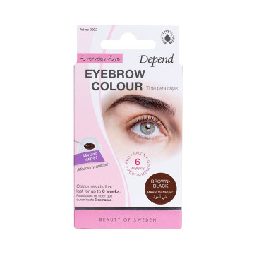 Depend eyebrow colour brown black