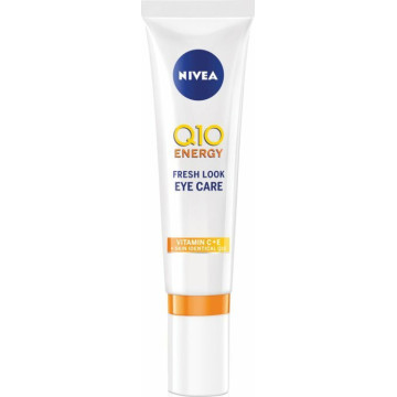 Nivea Q10 Energy Fresh Look Αντιγηραντική & Συσφικτική Κρέμα Ματιών κατά των Μαύρων Κύκλων με Βιταμίνη C 15ml