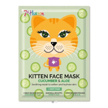 7th Heaven Kitten Face Mask Aloe & chamomile