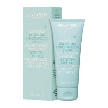 Seventeen clear skin balancing & moisturizing cream 75ml